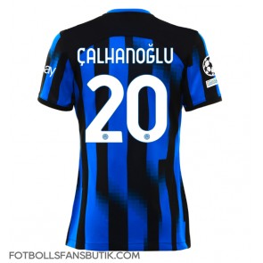 Inter Milan Hakan Calhanoglu #20 Replika Hemmatröja Damer 2023-24 Kortärmad